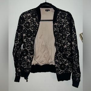 Express lace bomber